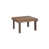 Antique Mahogany Top/Chocolate Brown Base