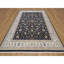 Tapis bleu en laine et soie noué à la main 8 pi 9 po x 12 pi 159992A3D26F4F5095F5F8DE13BC68E5