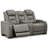The Man-Den Power Reclining Loveseat with Console-105422417
