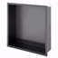 Niche de douche en acier inoxydable 12 po x 12 po, noir bronze-2140180278-2140180273