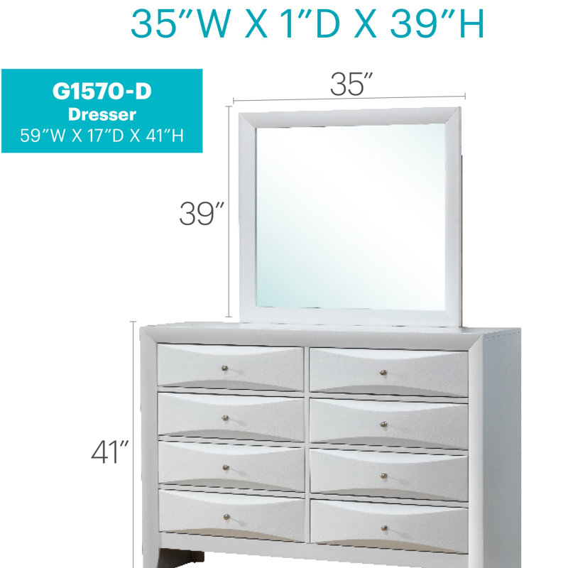 Commode Marilla G1570-D, Blanc