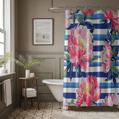 Rideau de douche standard 1 pièce Peony