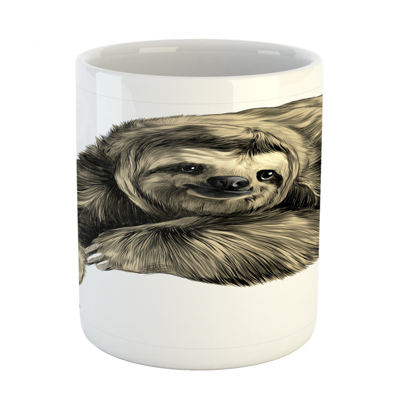 Grande tasse à café sloth