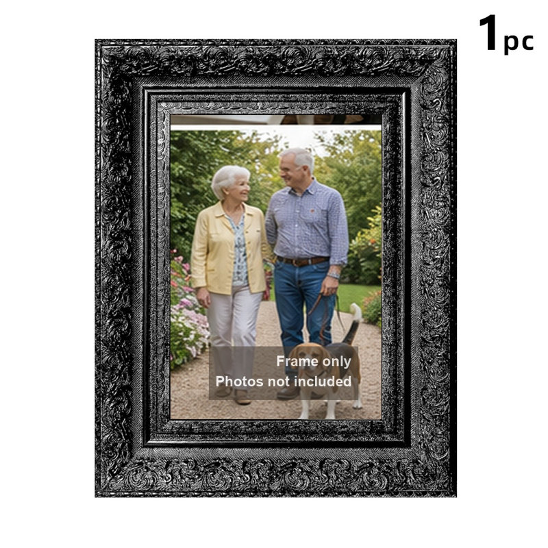 Cadre photo noir 1pc polyvalent pour photos et cadeaux 5 "x 7", Noir, 1, 5" W x 7" H
