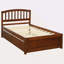 Base de lit simple avec lit gigogne en bois-1901380455