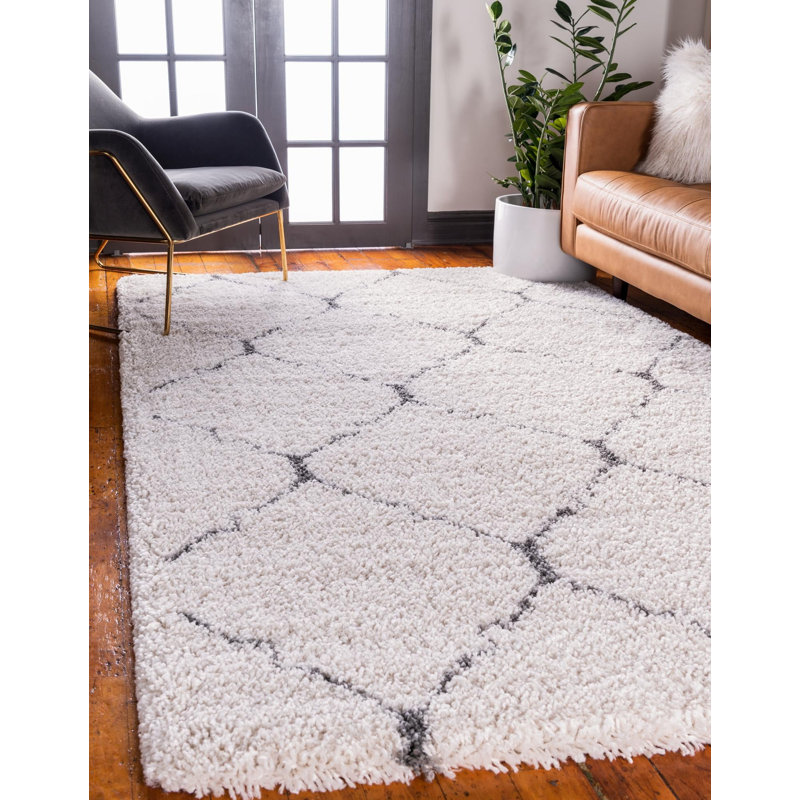 Burkart Shag Area Rug, Rectangle 152 x 244cm