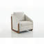 Fauteuil rembourré en tissu-171802888