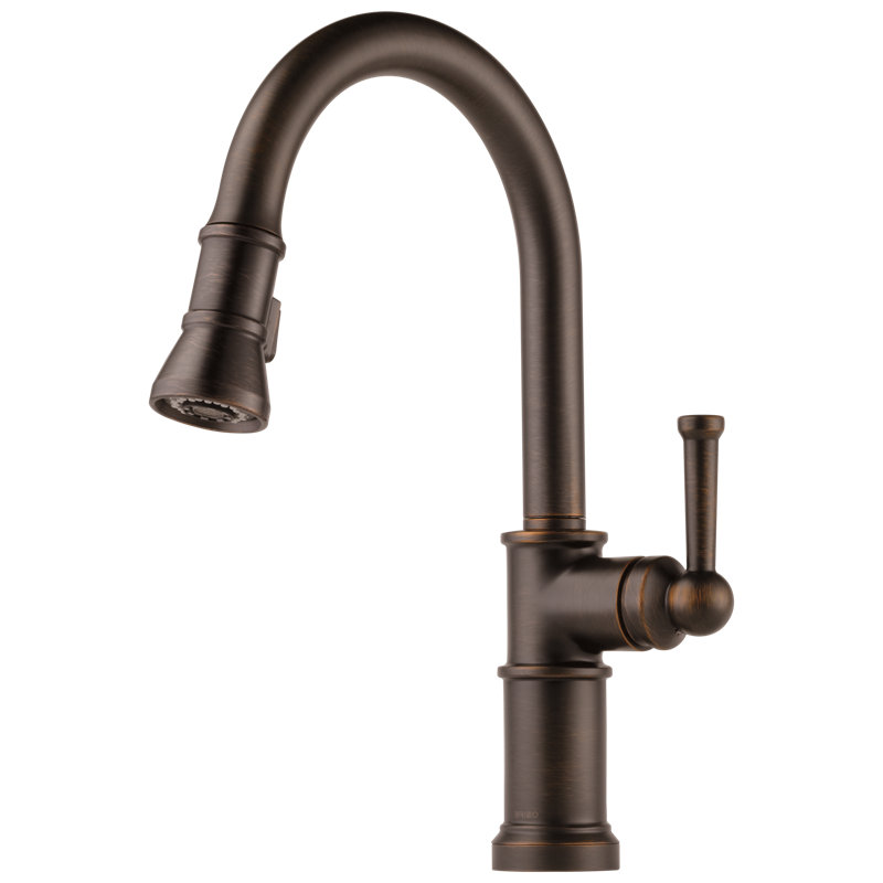 Artesso® Single Handle Pull-Down Kitchen Faucet, Venetian Bronze