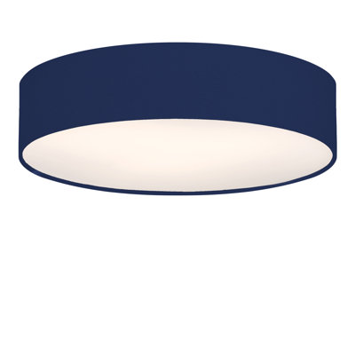 Parvin Fabric Flush Mount