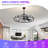 41-Inch Wagon Wheel Chandelier Fan-503017819