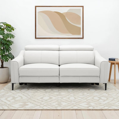 Anisia 60'' Leather Power Reclining Loveseat