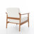 Mid Century Modern Solid Wood Armchair-126018244