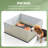 Spacious Whelping Box Pet Dog Crate Container