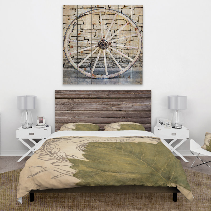 Ensemble de housse de couette french chateau wine i campagne, Housse de couette double / grand et 2 taies