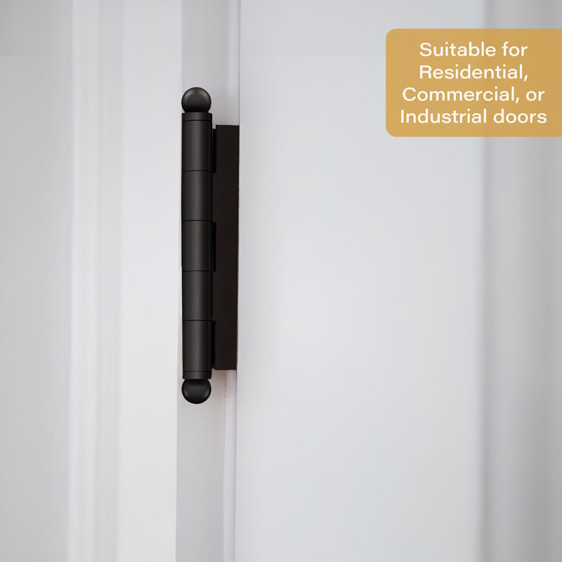 2.5'' x 2'' Butt Bearing Hinge, Oil-Rubber Bronze