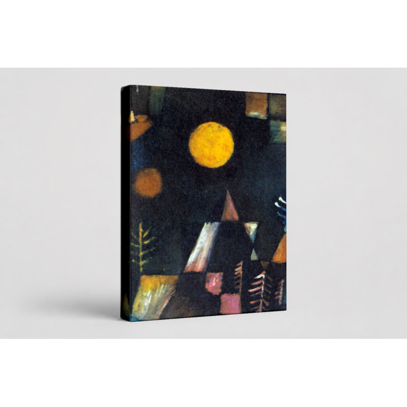 Pleine lune (1919) - Portrait, art mural sur toile, 12" W x 18" H