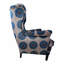 Theodore Velvet Wingback Chair