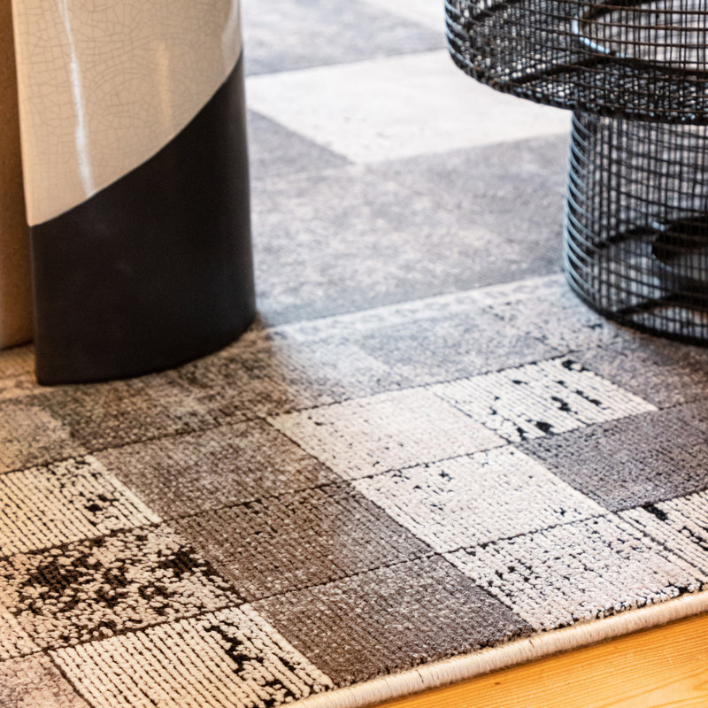 Geometric Area Rug, Rectangle 120 x 170cm