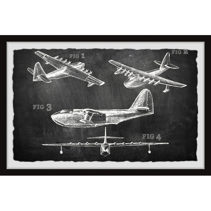 Vonda Historical Airplane II - Print, 20cm H x 30cm W