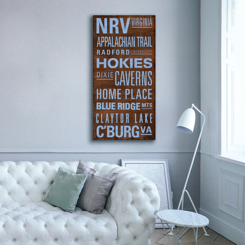 'Nrv Text' by Art Licensing Studio Canvas Wall Art