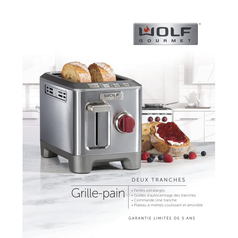 Wolf Gourmet Two Slice Toaster