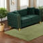 Ensemble de canapés modernes en velours vert Chesterfield 3 et 2 places pour la maison