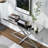Ashaz 47.25'' Glass Top Console Table