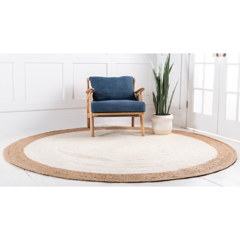 Swarthout Hand Braided Indoor Rug, Round 8'