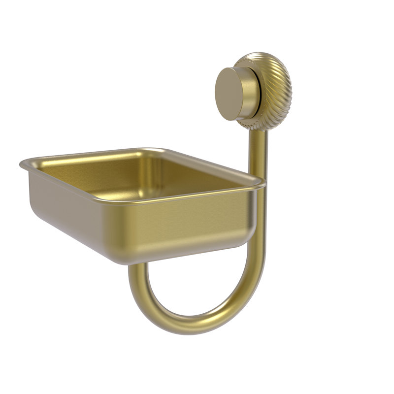 Venus Soap Dish, Satin Brass