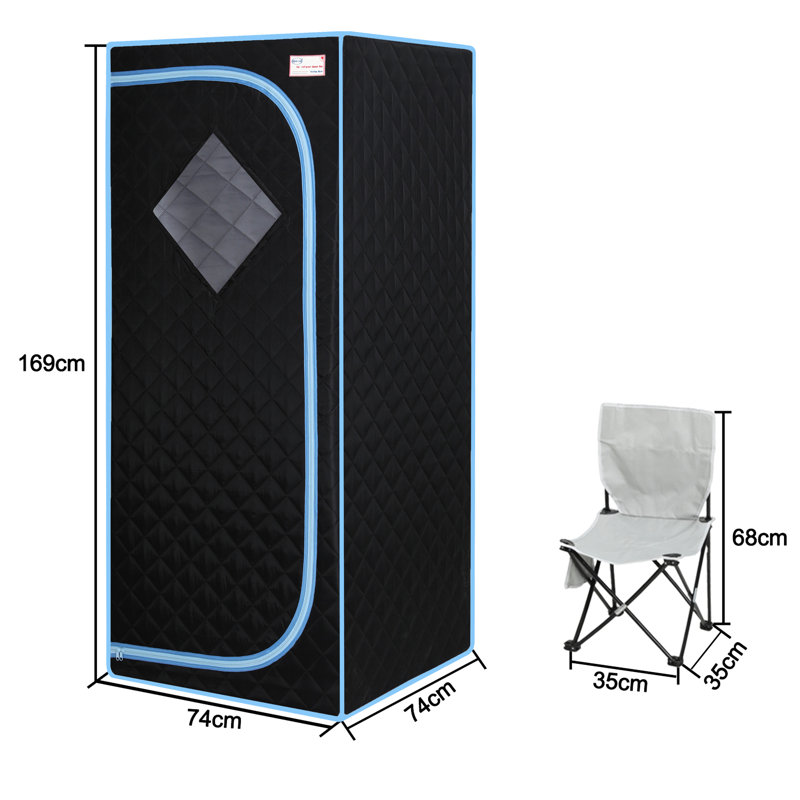 FluffyFurnishings B6754218 Traditional Steam Sauna