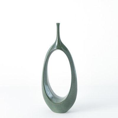 Open Ring Handmade Ceramic Jar