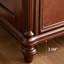 Armoire d'appoint en noyer massif