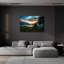 «Crescent Lake Chair» par Tim Oldford, art mural en verre acrylique-1759374718