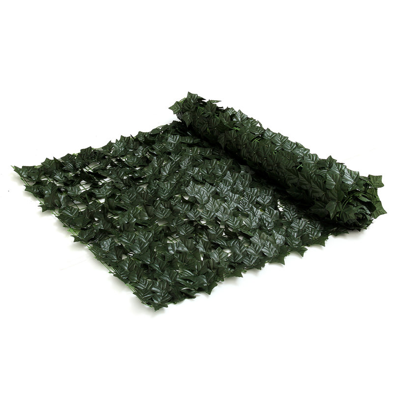 Artificial Sweet Potato Leaf Privacy Fence Panel