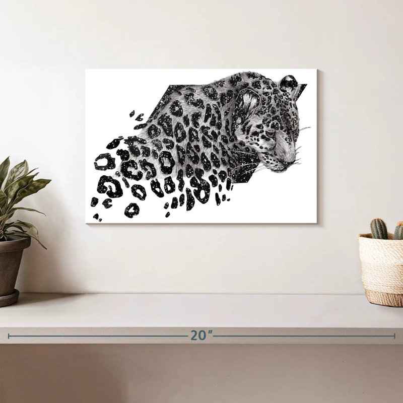 Brampt Cosmic Leopard, 8" H x 12" W