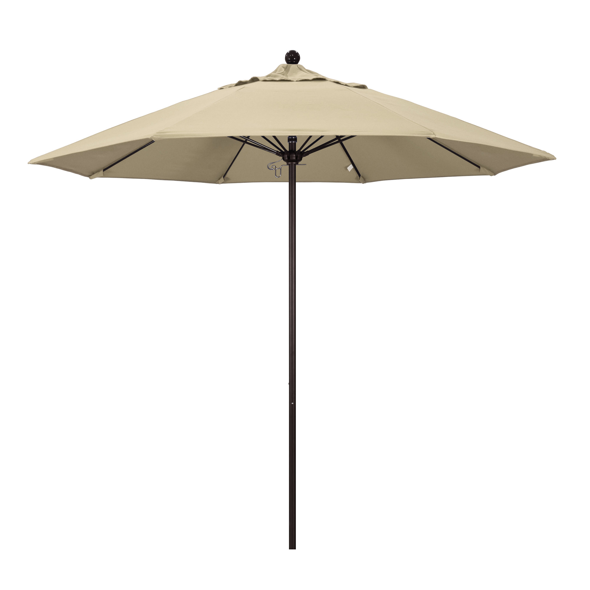 Hibo 108'' Sunbrella® Outdoor Umbrella, Antique Beige Sunbrella® Canvas