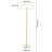 Carlheinz Metal Freestanding Coat Rack-5904444