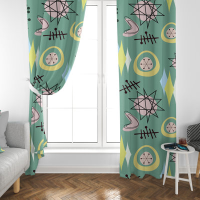Paire de rideaux obscurcissant en polyester Castleford
