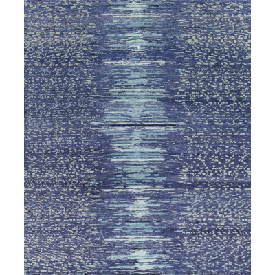 Static Galaxy Area Rug in Ebony/Cobalt/Aqua/Teal