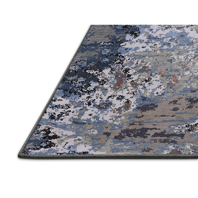 Abstract Indoor Rug, Runner 2' x 5'