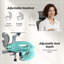 Ergonomic Office Chair, Mesh Desk Chair with Lumbar Support, Footrest-1696008323