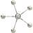 Ballenton 5-Light Indoor Brushed Nickel Classic/Traditional Candelabra Chandelier-24081179