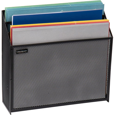 Desktop Organizer, Workspace, Office, Metal Mesh