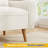 Modern Cotton Corduroy Loveseat For Small Spaces-395122246