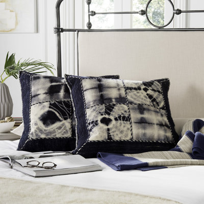 Dip Dye Feather Throw Pillow