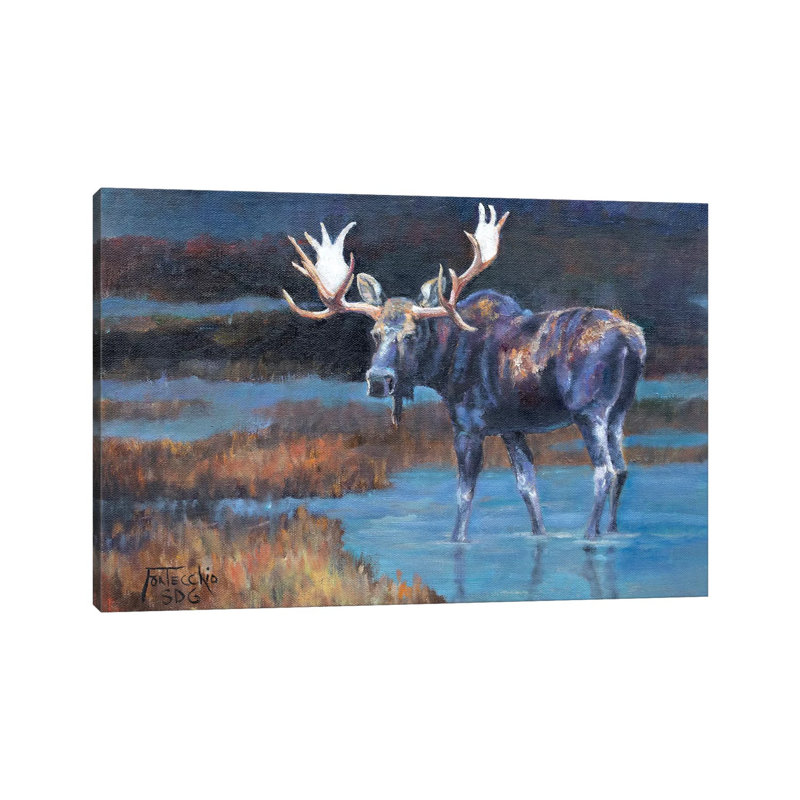 The Prince by Jan Perley - Painting on Canvas, 45.72cm H x 66.04cm W x 3.81cm D, Wrapped Canvas