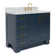 Freitas 42'' Solid Wood Single Bathroom Vanity with 1.5'' Carrara Marble Top