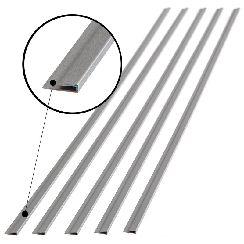 FASÄDE J Trim (5 Pack), Argent Silver