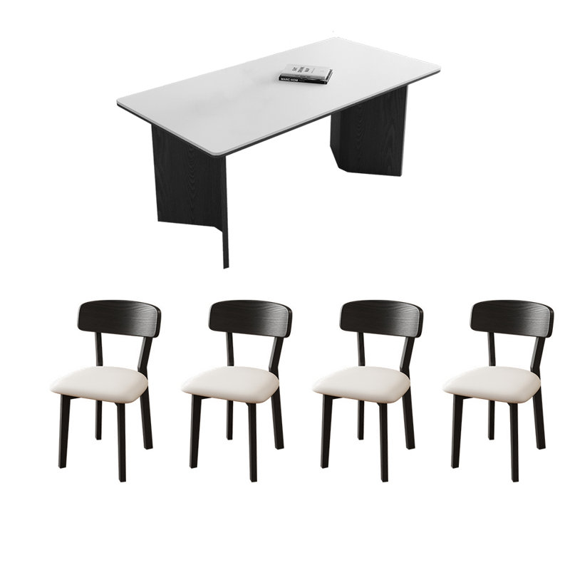 Ensemble de salle à manger Haneefa 31,4 W, H 29,5 po x L 70,8 po x l 31,4 po
