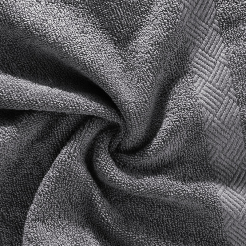 Essuie-mains 100% coton Kadaija, gris
